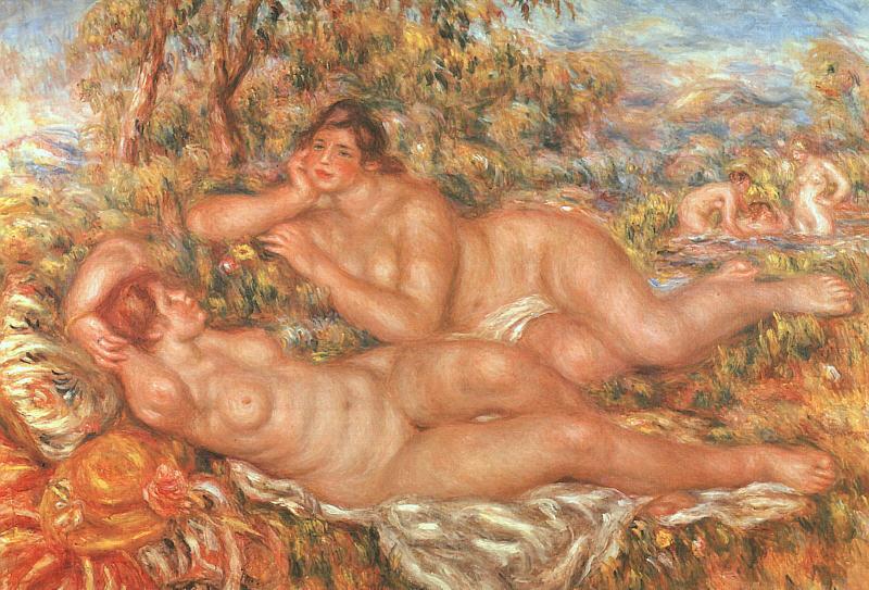 Pierre Renoir The Great Bathers Spain oil painting art